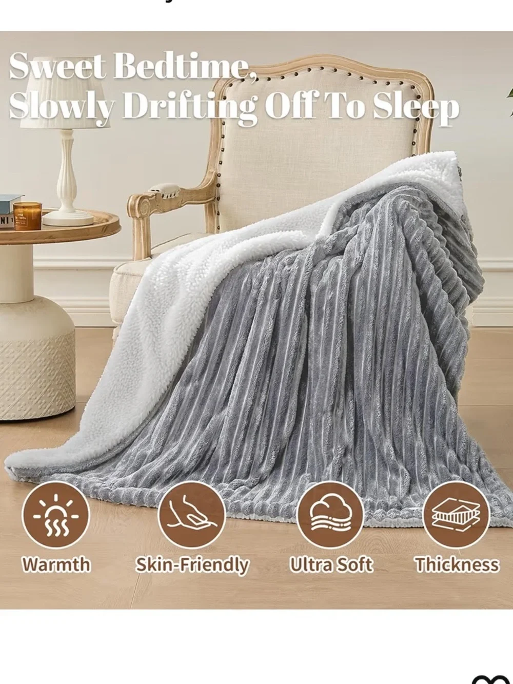 Electric Heated Blanket Queen Size Dual Control